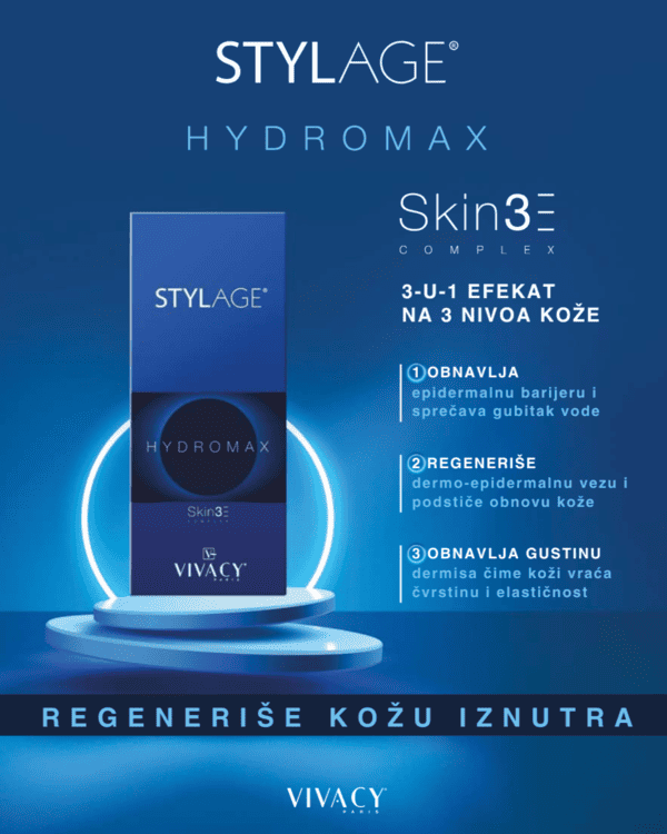 Stylage Hydromax Skin 3 Complex – skin booster i biostimulator nove generacije