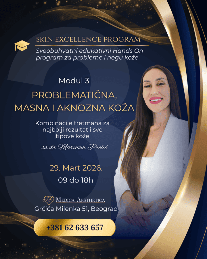 Skin Excellence edukacija za akne i masnu i problematičnu kožu – Medica Aesthetica