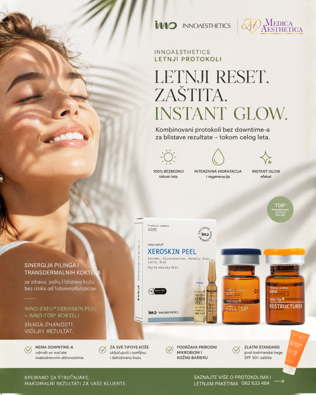 Letnji protokoli za regeneraciju i hidrataciju koze – Medica Aesthetica